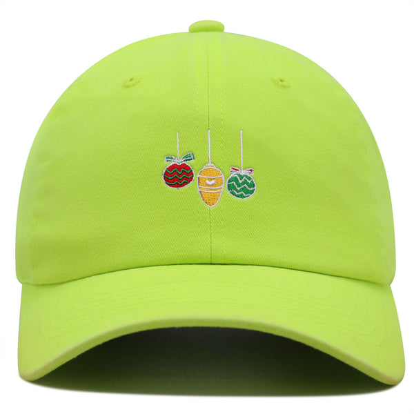 Ornaments Premium Dad Hat Embroidered Baseball Cap Christmas Tree