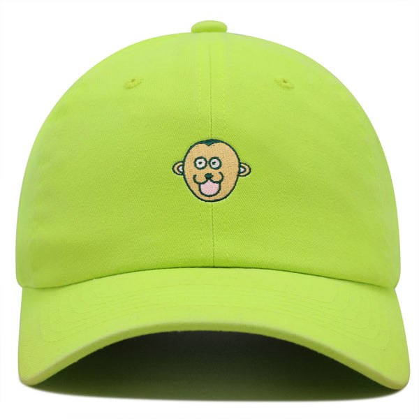 Monkey Face Premium Dad Hat Embroidered Baseball Cap Zoo Animal