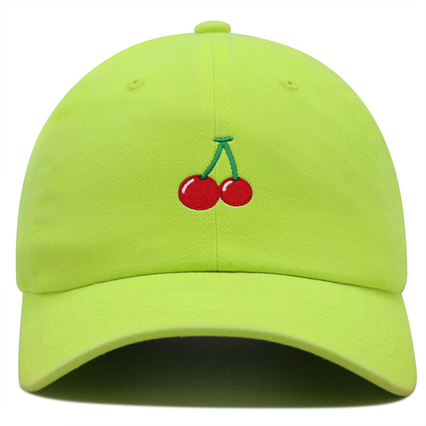 Cherry Premium Dad Hat Embroidered Baseball Cap Fruit Foodie