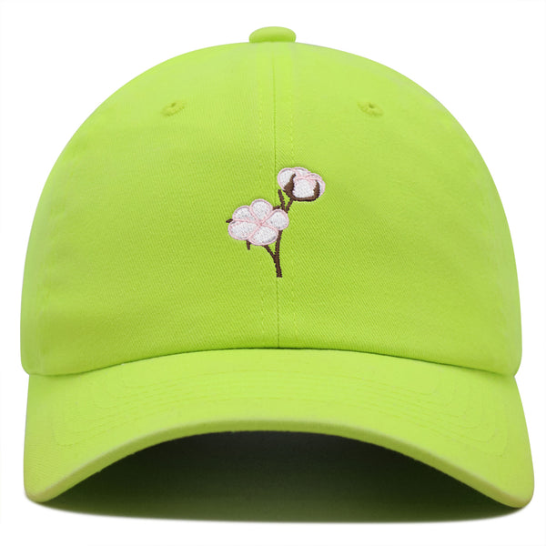 Cotton Flower Premium Dad Hat Embroidered Baseball Cap Tree