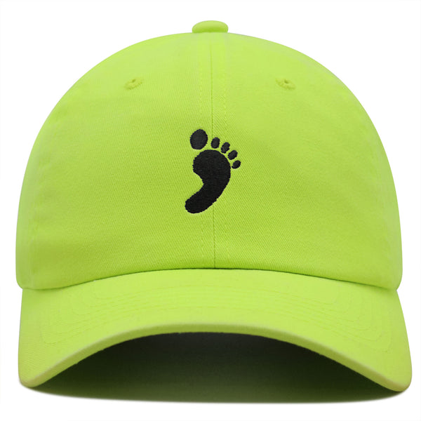 Footprint Premium Dad Hat Embroidered Baseball Cap Feet