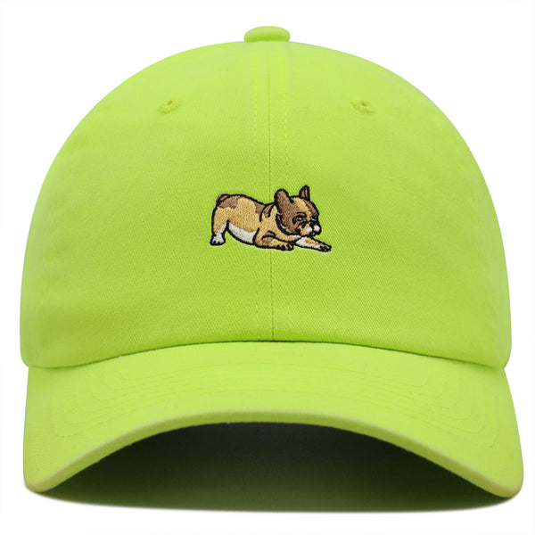 French Bulldog Premium Dad Hat Embroidered Baseball Cap Dog Puppy