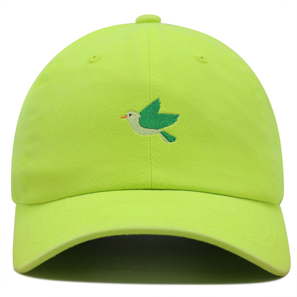 Bird  Premium Dad Hat Embroidered Baseball Cap Green