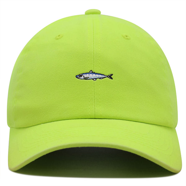 Sardines Premium Dad Hat Embroidered Baseball Cap Bait Fishing