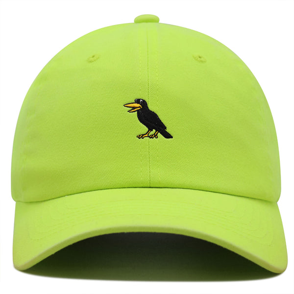 Crow Premium Dad Hat Embroidered Baseball Cap Bird