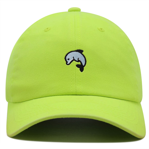 Dolphin Premium Dad Hat Embroidered Baseball Cap Ocean Cute