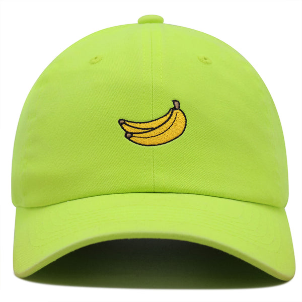 Banana Fruit Premium Dad Hat Embroidered Baseball Cap Monkey