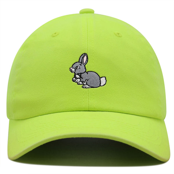 Rabbit Premium Dad Hat Embroidered Baseball Cap Cute