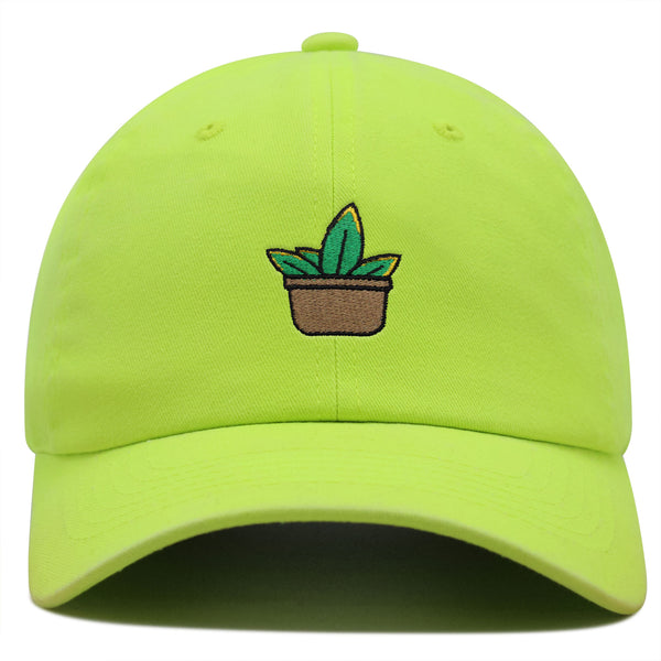 Aloe Plant Premium Dad Hat Embroidered Baseball Cap Pot