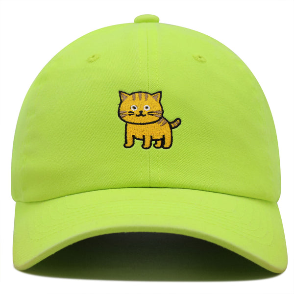 Cat Premium Dad Hat Embroidered Baseball Cap Cute