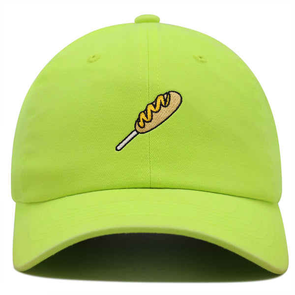 Corndog Premium Dad Hat Embroidered Baseball Cap Foodie