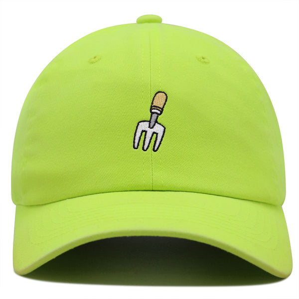 Plant Fork Premium Dad Hat Embroidered Baseball Cap Tool