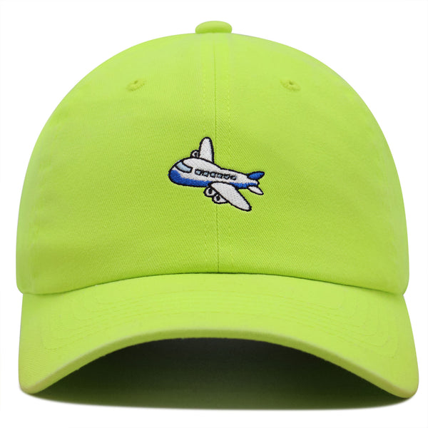 Airplane Premium Dad Hat Embroidered Baseball Cap Cute