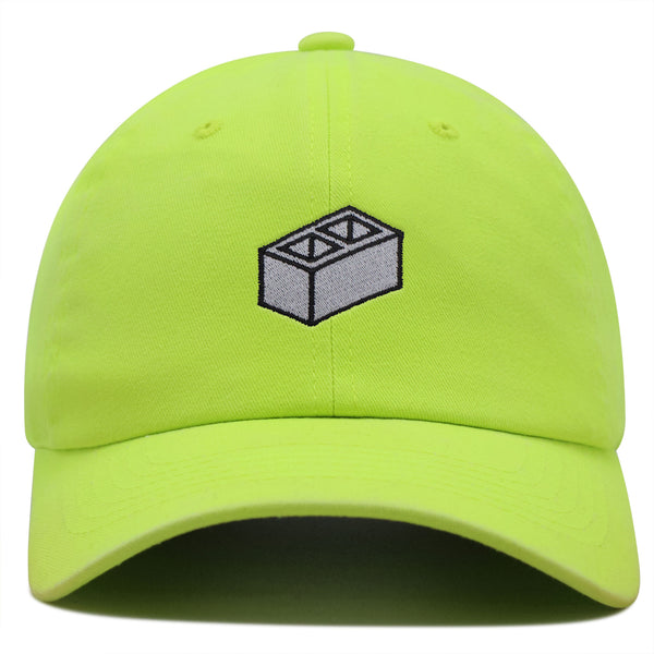 Cinder Block Premium Dad Hat Embroidered Baseball Cap Construction