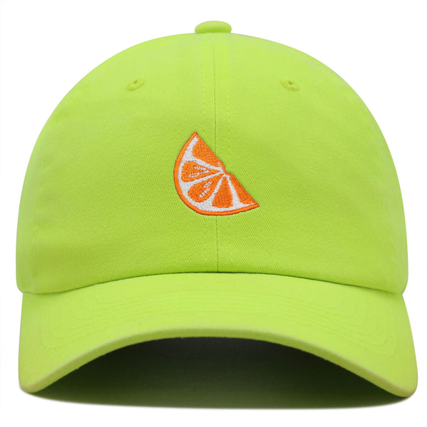 Orange Slice Premium Dad Hat Embroidered Baseball Cap Fruit