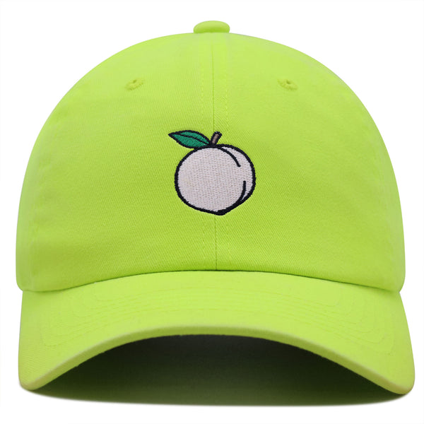 Peach Premium Dad Hat Embroidered Baseball Cap Cobbler Fruit