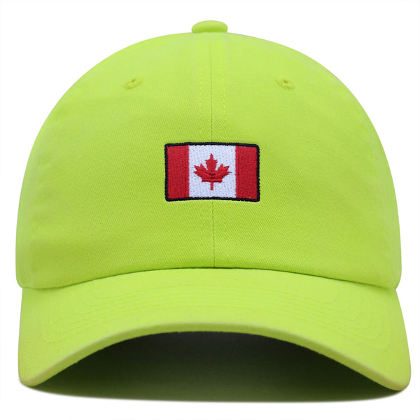 Canadian Flag Premium Dad Hat Embroidered Baseball Cap Canada Logo