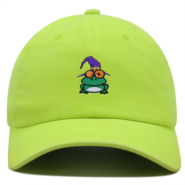Frog Wizard Premium Dad Hat Embroidered Baseball Cap Story Book
