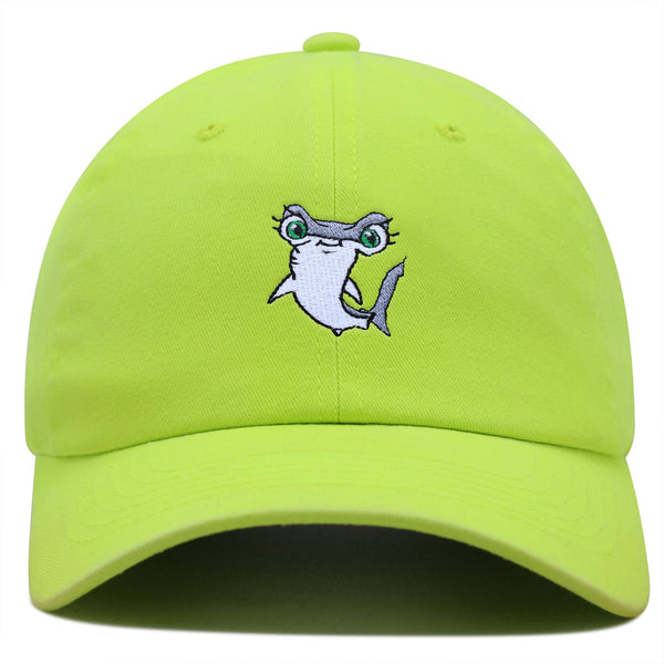 Hammerhead Shark Premium Dad Hat Embroidered Baseball Cap Cute Fish