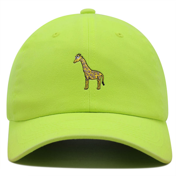 Giraffe Premium Dad Hat Embroidered Baseball Cap Africa Zoo