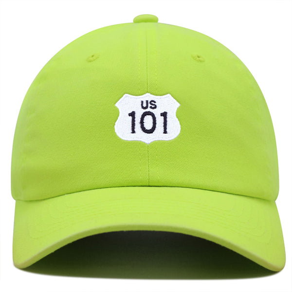 US 101 Freeway Premium Dad Hat Embroidered Cotton Baseball Cap California