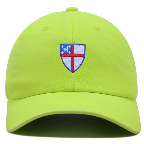 Episcopal Shield Premium Dad Hat Embroidered Cotton Baseball Cap Episcopal Church