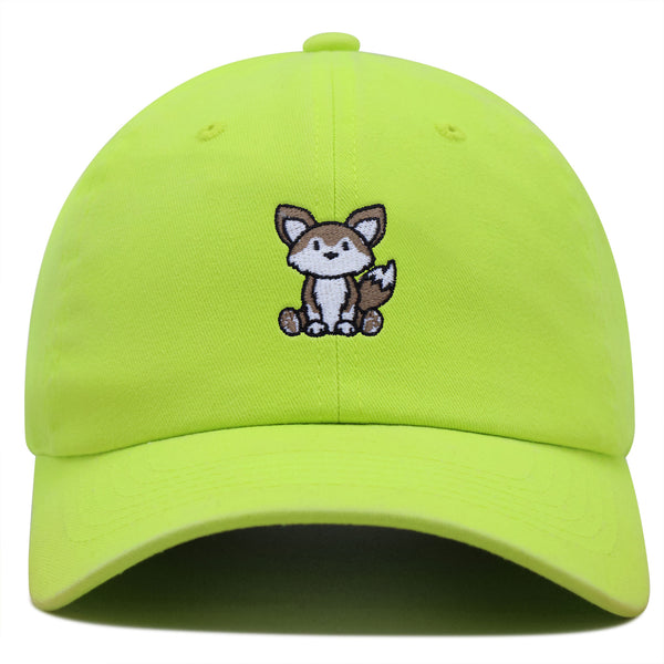 Fennec Fox Premium Dad Hat Embroidered Cotton Baseball Cap Sitting