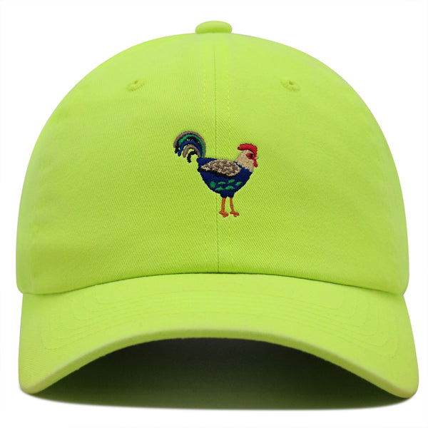 Colorful Chicken Premium Dad Hat Embroidered Cotton Baseball Cap Pollo