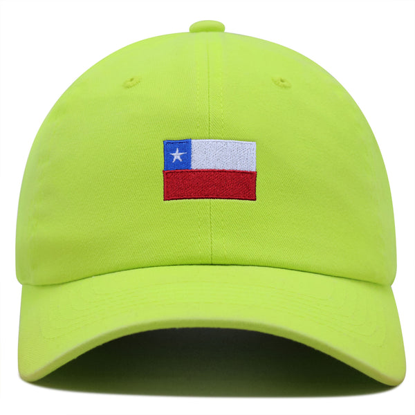 Chile Flag Premium Dad Hat Embroidered Cotton Baseball Cap Country Flag Series