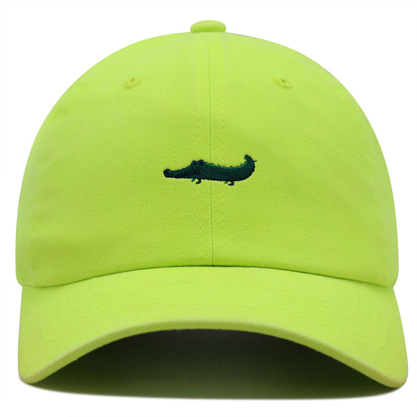 Cartoon Crocodile Premium Dad Hat Embroidered Cotton Baseball Cap