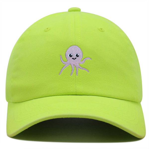 Cute Octopus Premium Dad Hat Embroidered Cotton Baseball Cap