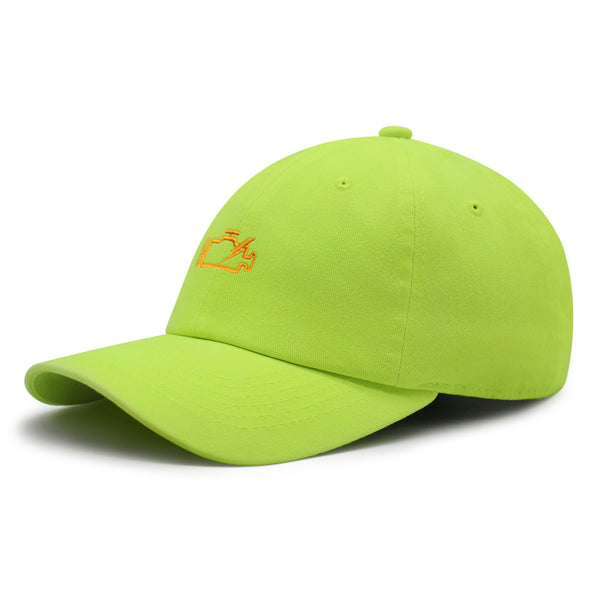 Check Engine Light Premium Dad Hat Embroidered Baseball Cap Car Racer