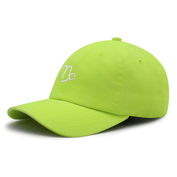 Capricorn Premium Dad Hat Embroidered Cotton Baseball Cap Zodiac Symbol