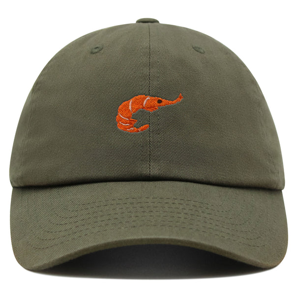 Shrimp Premium Dad Hat Embroidered Baseball Cap Fishing Foodie Ocean