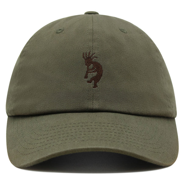 Kokopelli Premium Dad Hat Embroidered Baseball Cap Indian Traditional