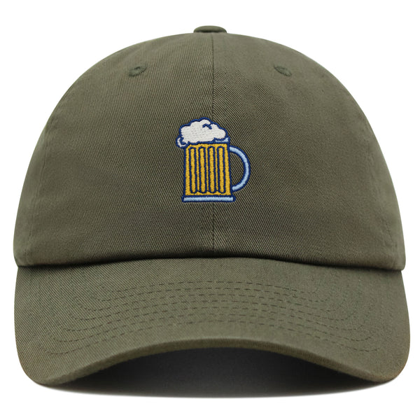 Beer Mug Premium Dad Hat Embroidered Baseball Cap Pub Mug