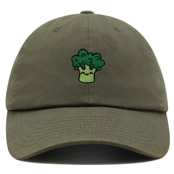 Broccoli Premium Dad Hat Embroidered Baseball Cap Vegan Vegetable