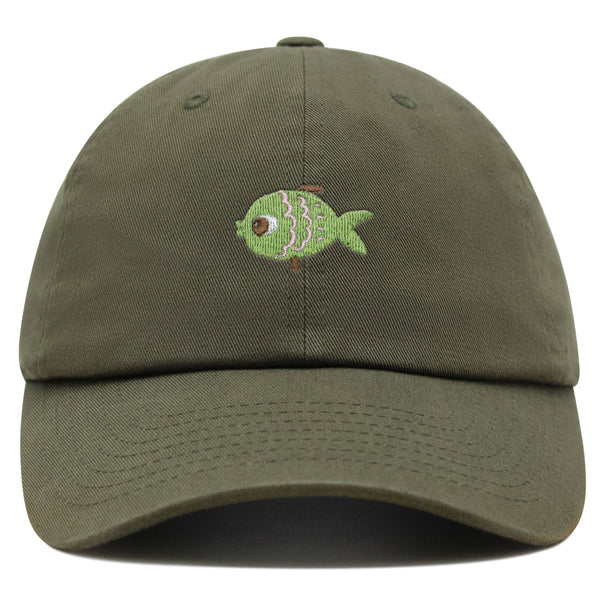 Fish Premium Dad Hat Embroidered Baseball Cap Aquarium