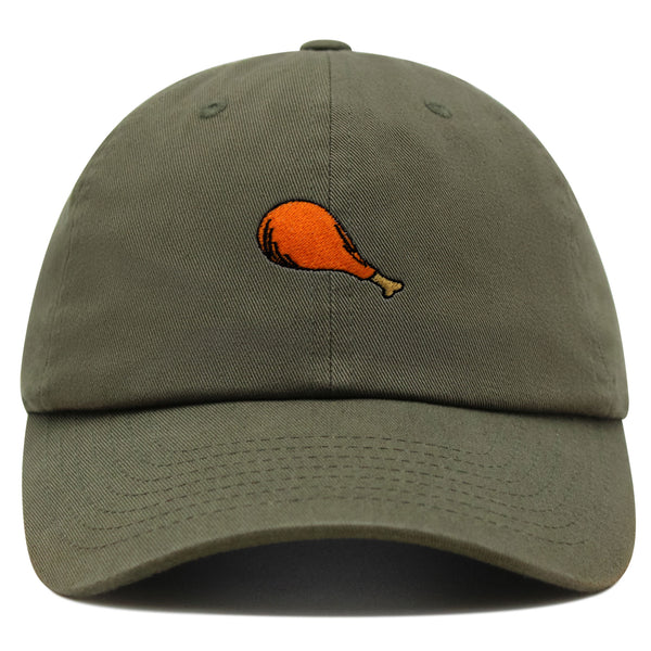 Chicken Leg Premium Dad Hat Embroidered Baseball Cap Foodie