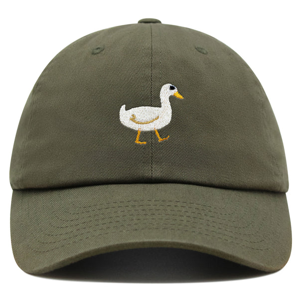 Duck Premium Dad Hat Embroidered Baseball Cap Bird Lake