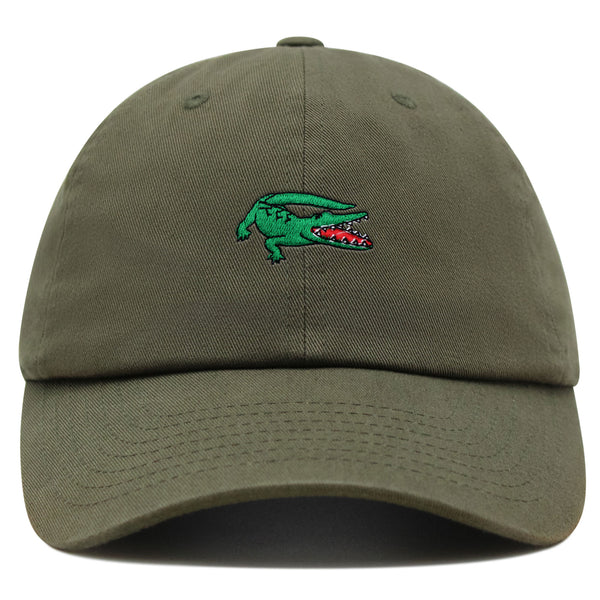 Crocodile Premium Dad Hat Embroidered Baseball Cap Alligator Jungle