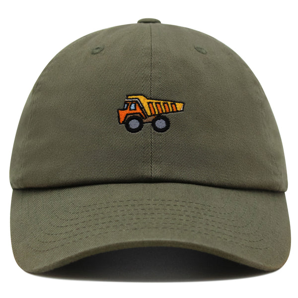 Truck Premium Dad Hat Embroidered Baseball Cap Construction