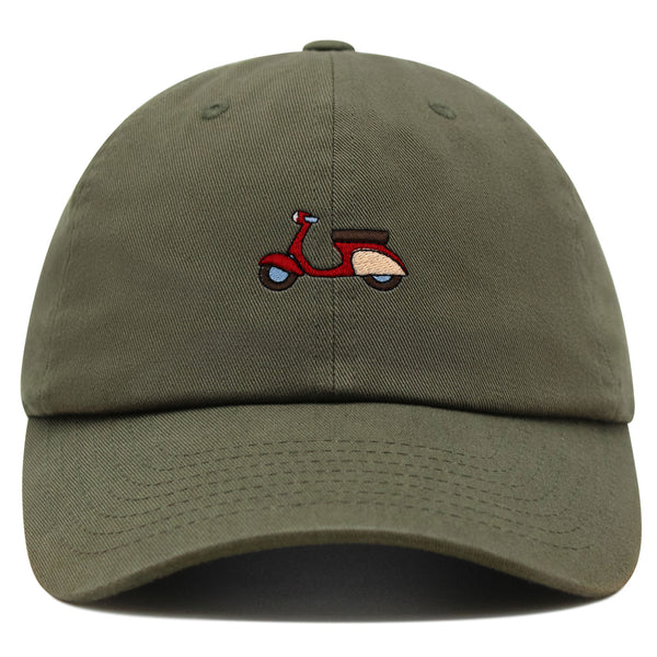 Scooter Premium Dad Hat Embroidered Baseball Cap Motorcycle