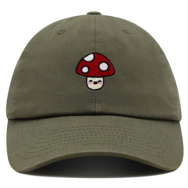 Mushroom Premium Dad Hat Embroidered Baseball Cap Vegetable