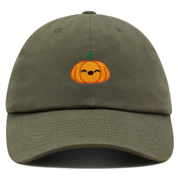 Pumpkin Premium Dad Hat Embroidered Baseball Cap Halloween Jack