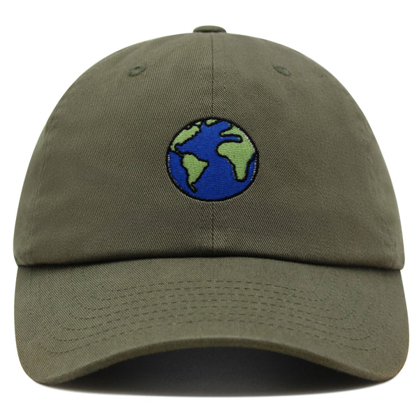 Earth Premium Dad Hat Embroidered Baseball Cap Environment