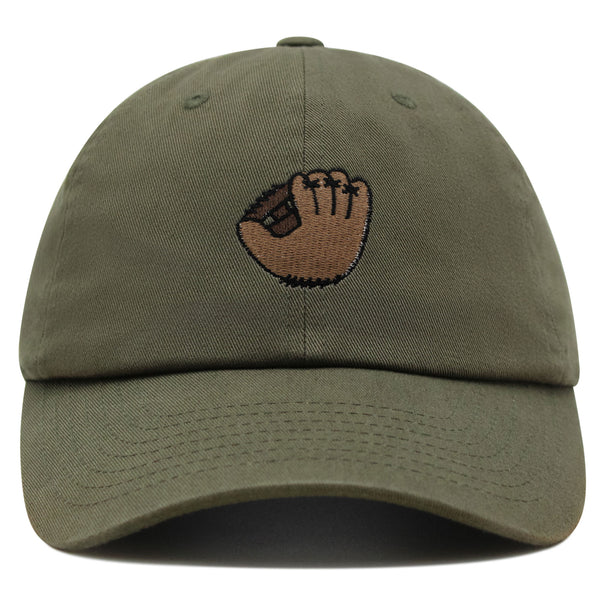 Baseball Glove Premium Dad Hat Embroidered Baseball Cap Baseball Game Sports Fan