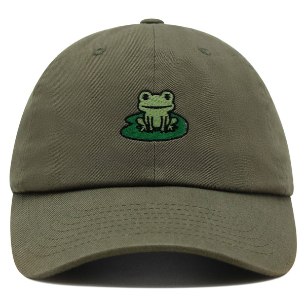 Frog Premium Dad Hat Embroidered Baseball Cap Frog Pond Frog