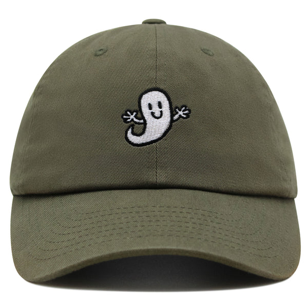 Ghost Premium Dad Hat Embroidered Baseball Cap Halloween Scary