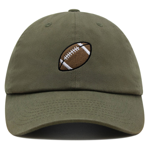 Football Premium Dad Hat Embroidered Baseball Cap Rugby Sports Fan